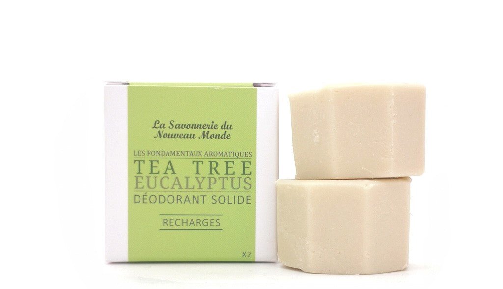 2 déodorants solides 30ml Tea tree la savonnerie du nouveau monde - Benedetti