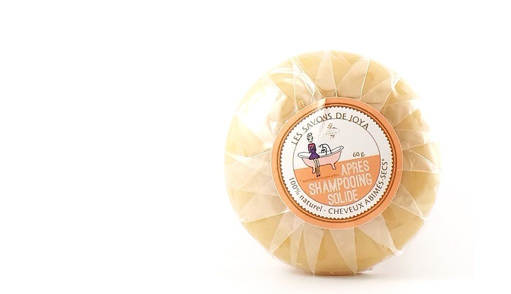 Après shampoing cheveux abimés secs Les savons de Joya 60g - Benedetti