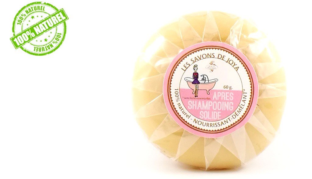 Après shampoing nourrissant demelant sans huile essentielle Les savons de Joya 60g - Benedetti