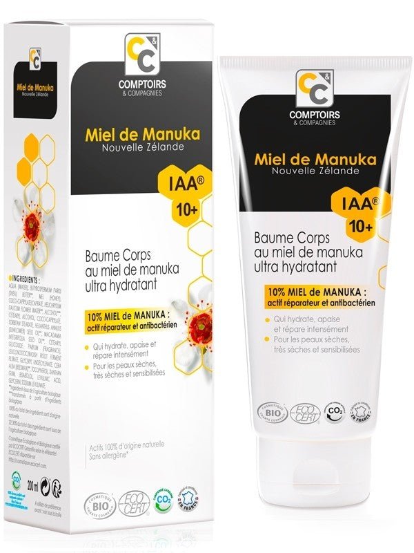 Baume corps ultra hydratant au miel de Manuka Comptoirs et Compagnies 200ml - Benedetti