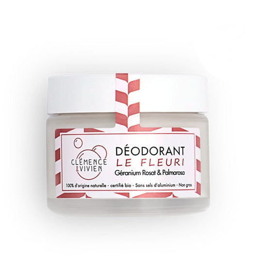 Baume déodorant aux huiles essentielles, le fleuri Clémence et Vivien - Benedetti
