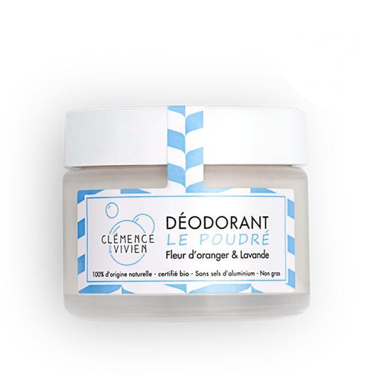 Baume déodorant aux huiles essentielles, le poudré Clémence et Vivien - Benedetti