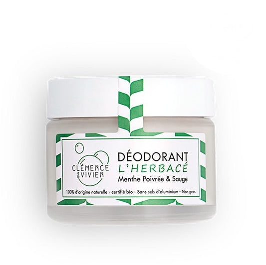 Baume déodorant aux huiles essentielles, l'herbacé Clémence et Vivien - Benedetti
