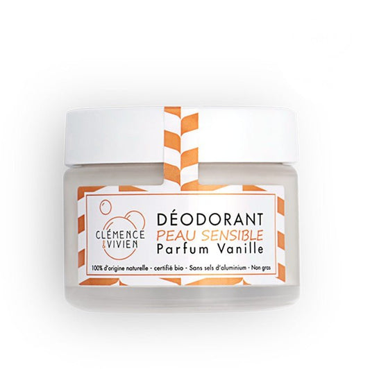 Baume déodorant peau sensible Vanille Clémence et Vivien - Benedetti