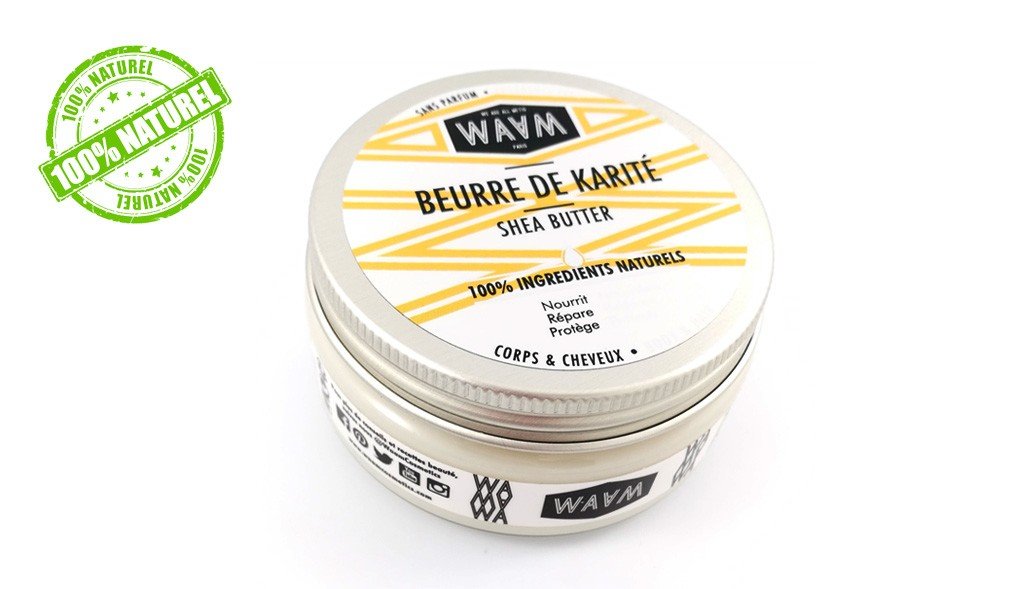 Beurre de karité WAAM 100% pure et végétale 100ml - Benedetti