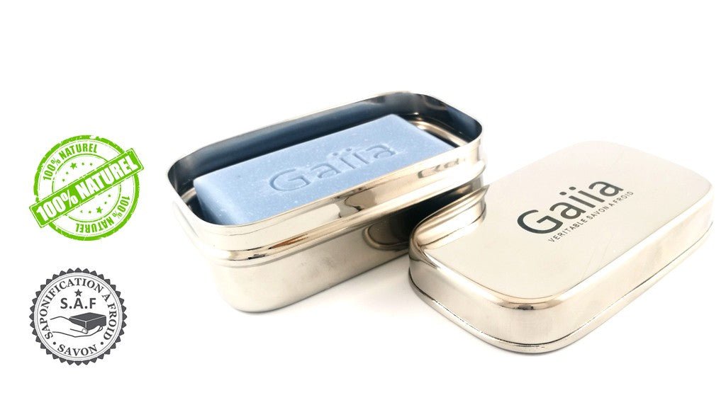 Boite à savon de voyage en inox Gaiia - Benedetti