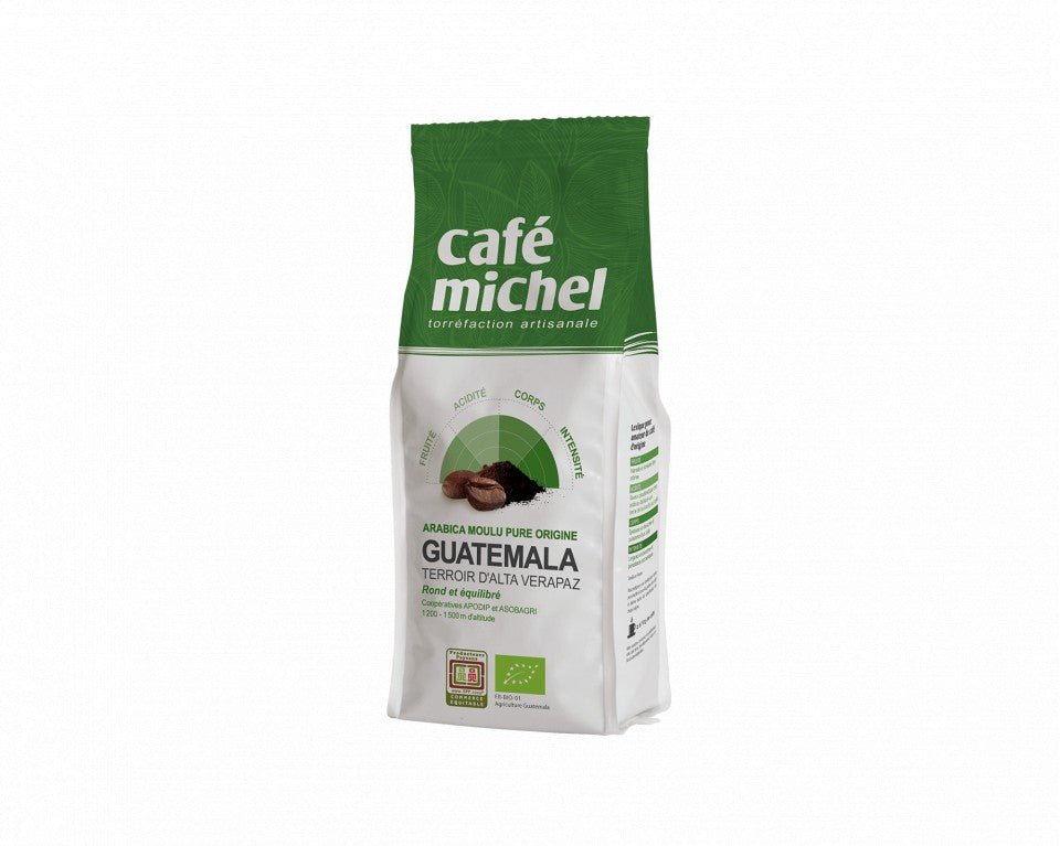 Café moulu Pur Arabica Guatémala Café Michel bio et equitable 250g - Benedetti