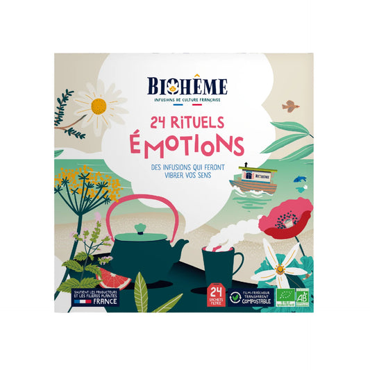 Calendrier 24 rituels emotions bio Biohême - Benedetti