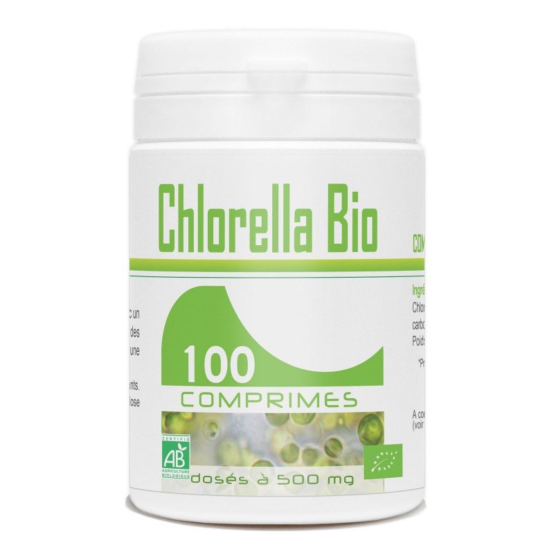 Chlorella Bio dosé à 500mg 100 comprimés Gph Diffusion - Benedetti