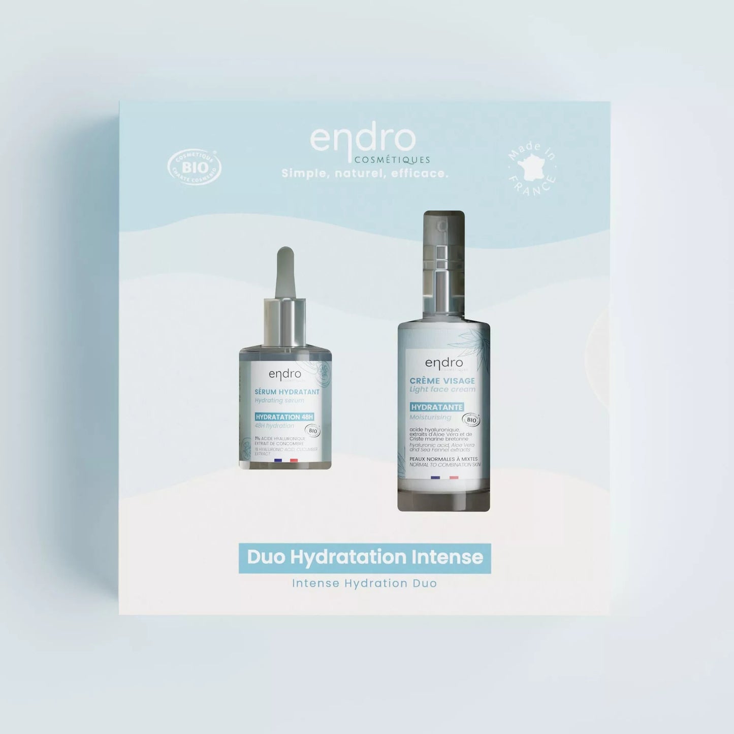 Coffret de Noël - Duo Hydratation Intense 2024 - Endro - Benedetti