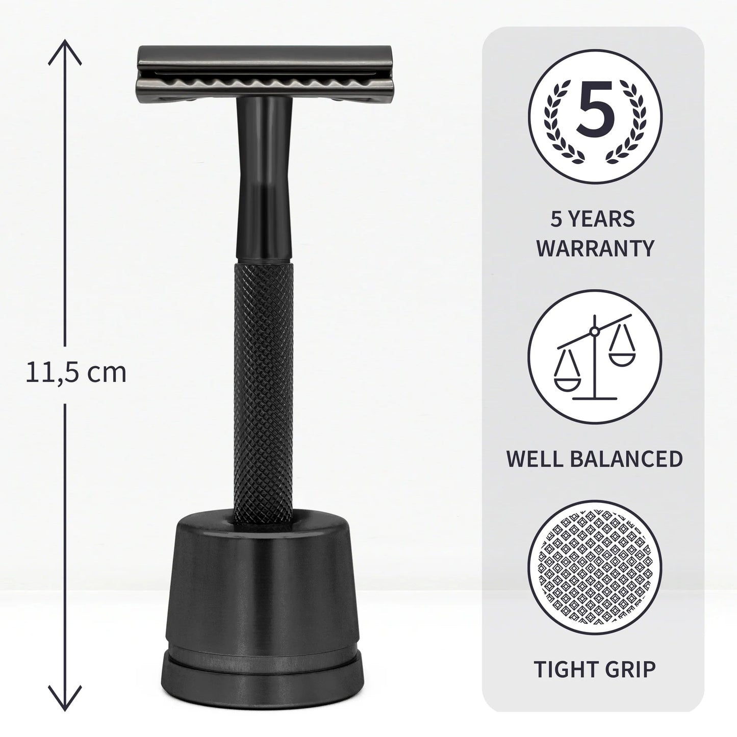 Coffret de rasage édition noir Bambaw - Benedetti