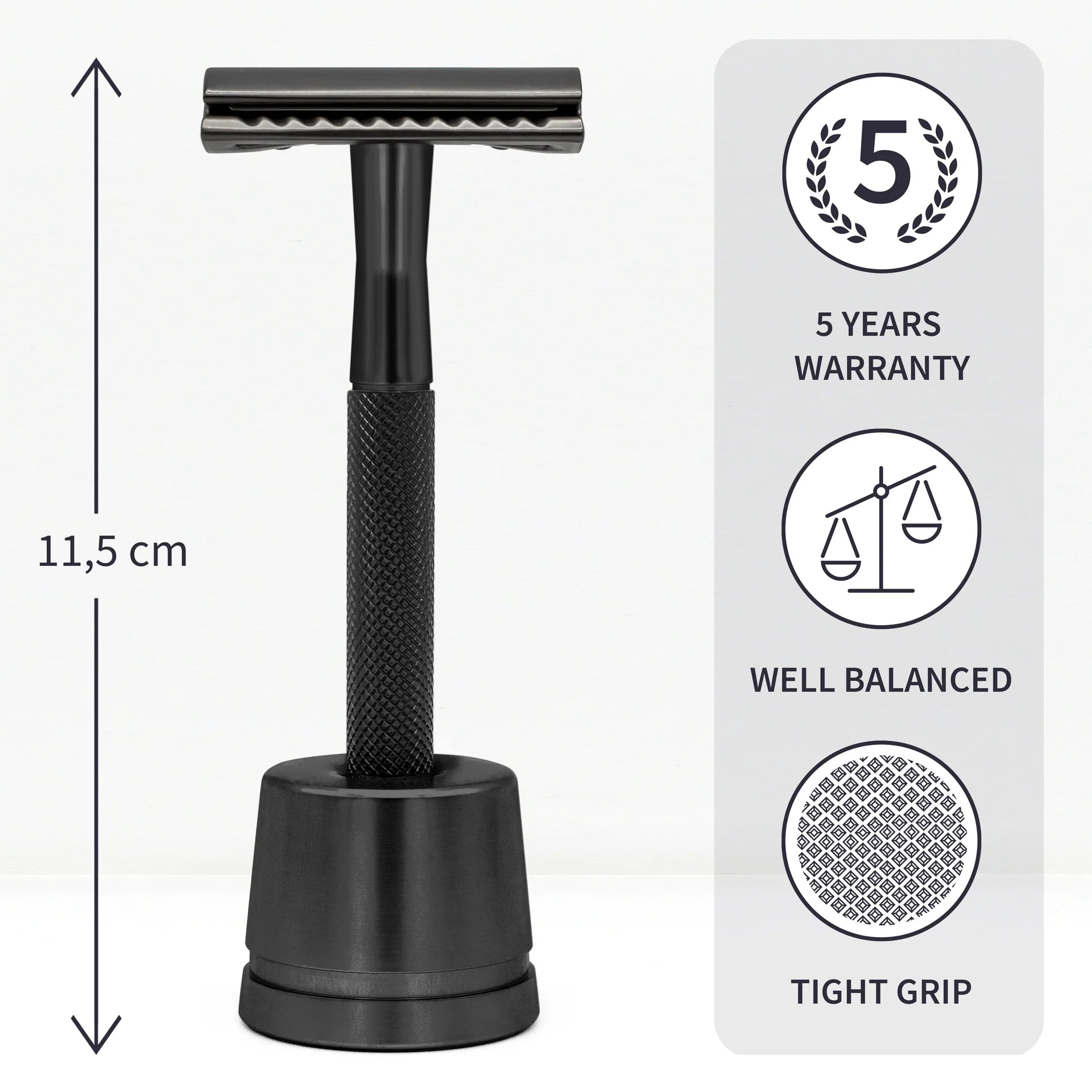 Coffret de rasage édition noir Bambaw - Benedetti