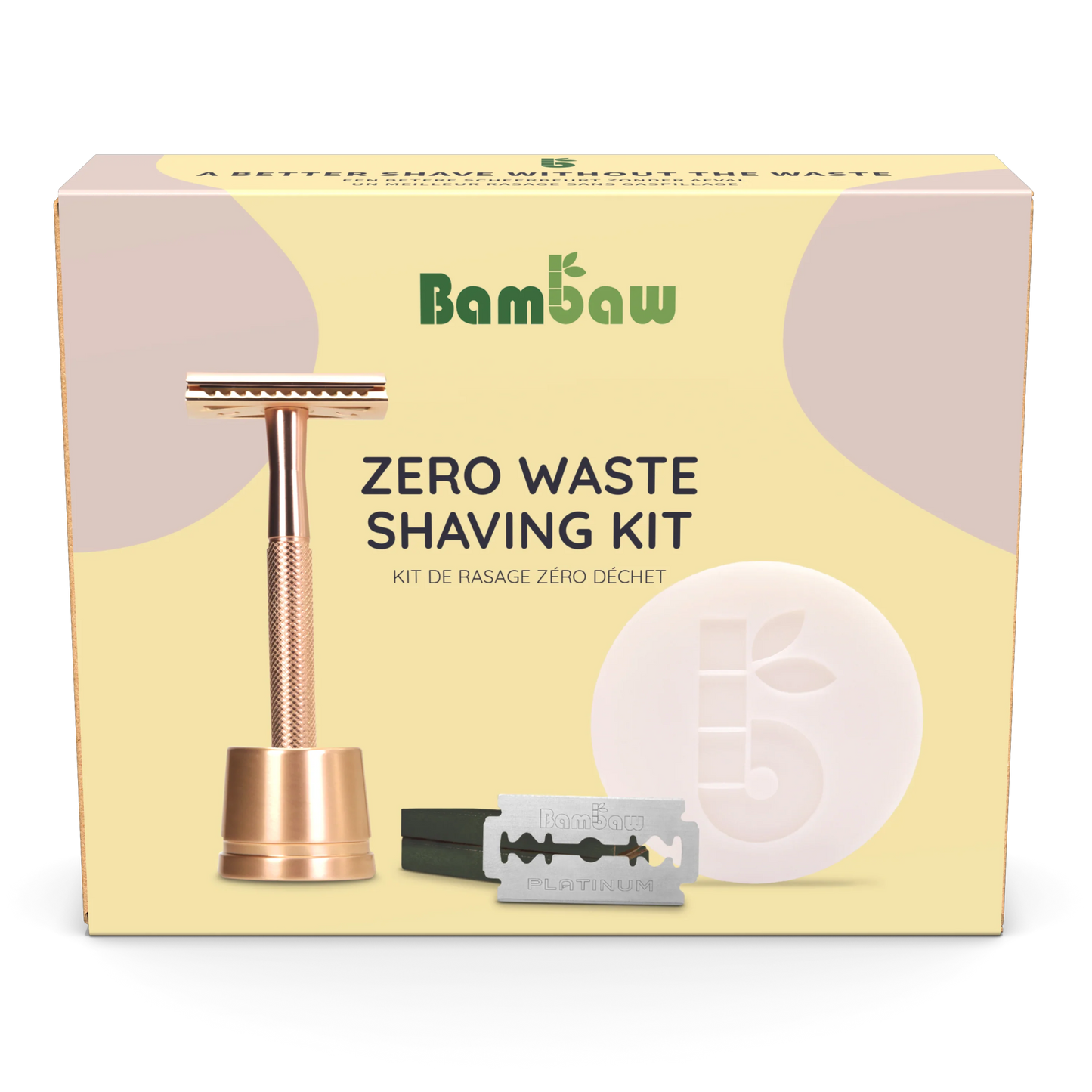 Coffret de rasage édition or rose Bambaw - Benedetti