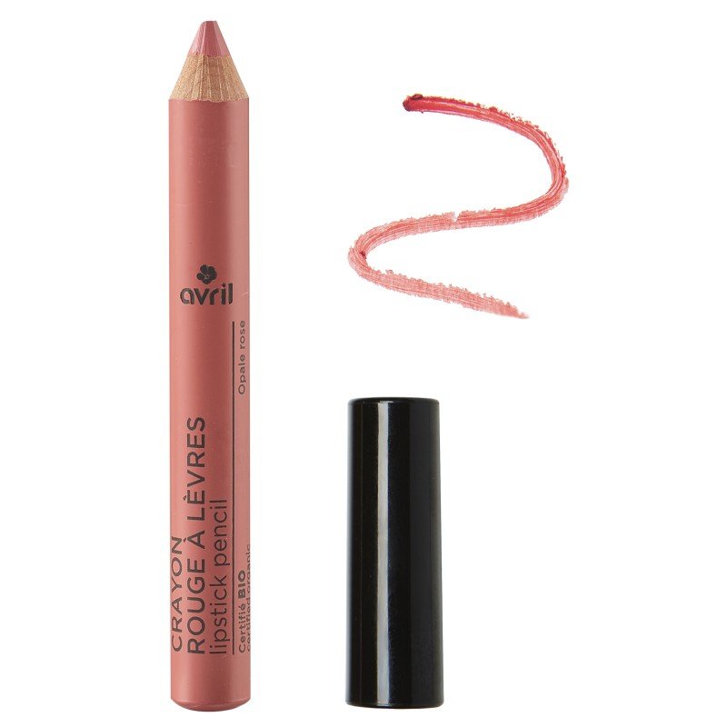 Crayon rouge à lèvres Opale Rose Bio Avril - Benedetti