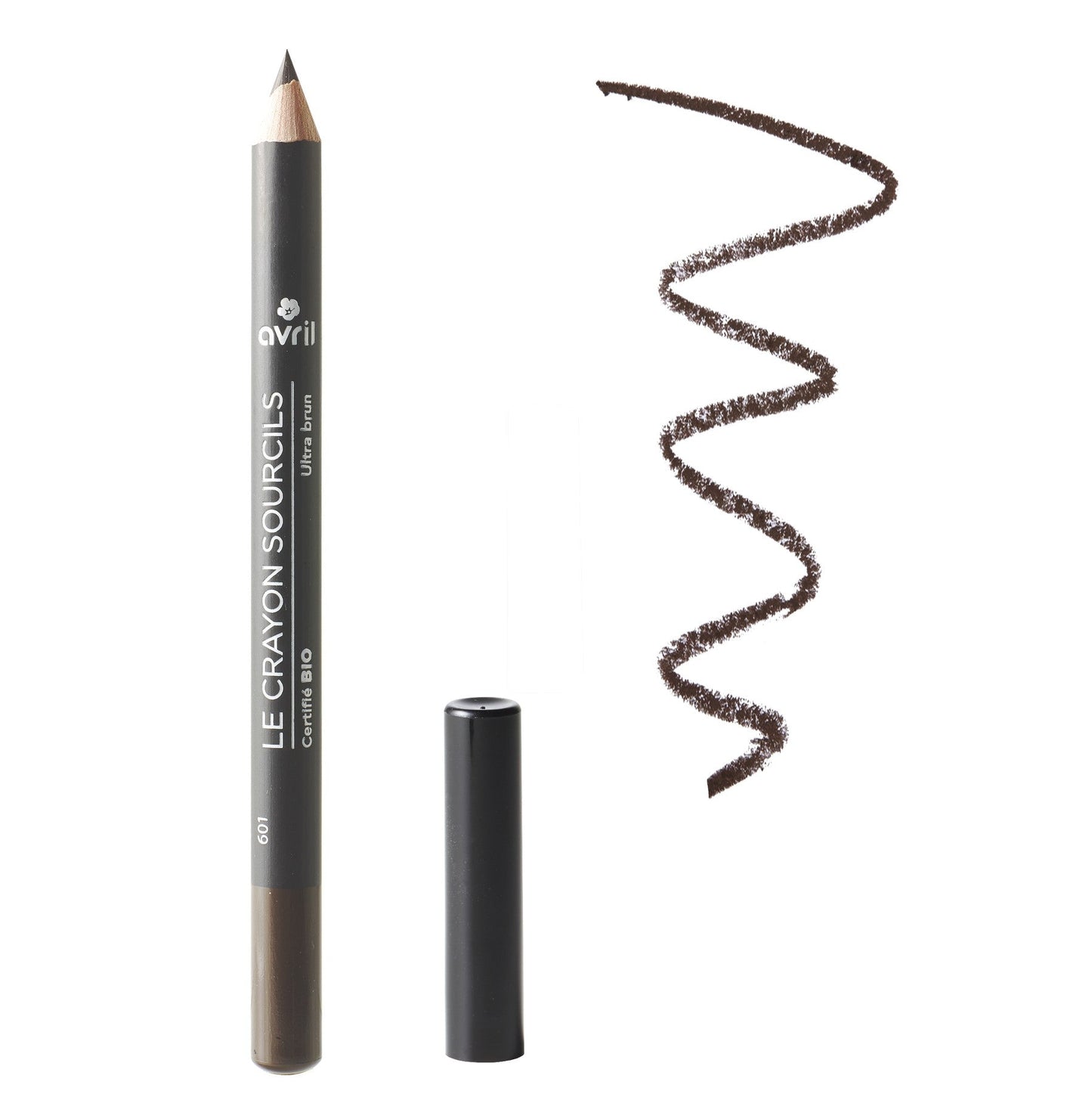 Crayon sourcils bio ultra brun Avril - Benedetti