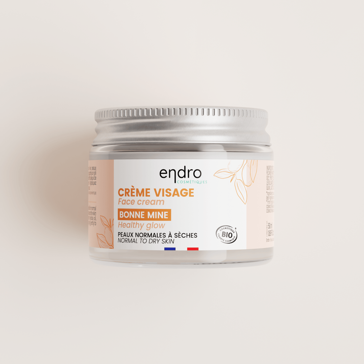 Crème visage bonne mine hydratante Endro 50ml - Benedetti