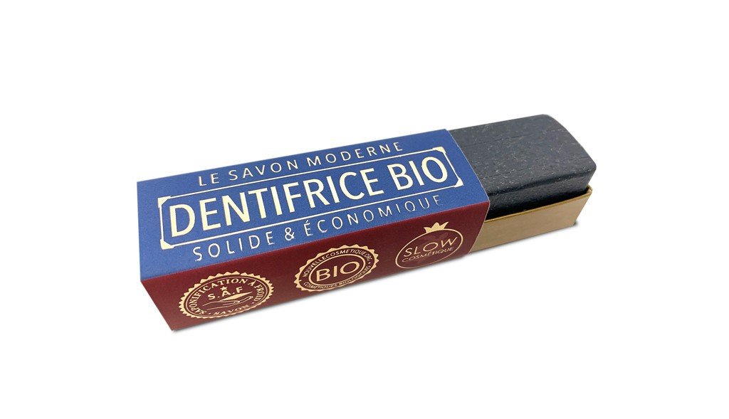 Dentifrice solide bio au charbon actif bio Gaiia 30g - Benedetti