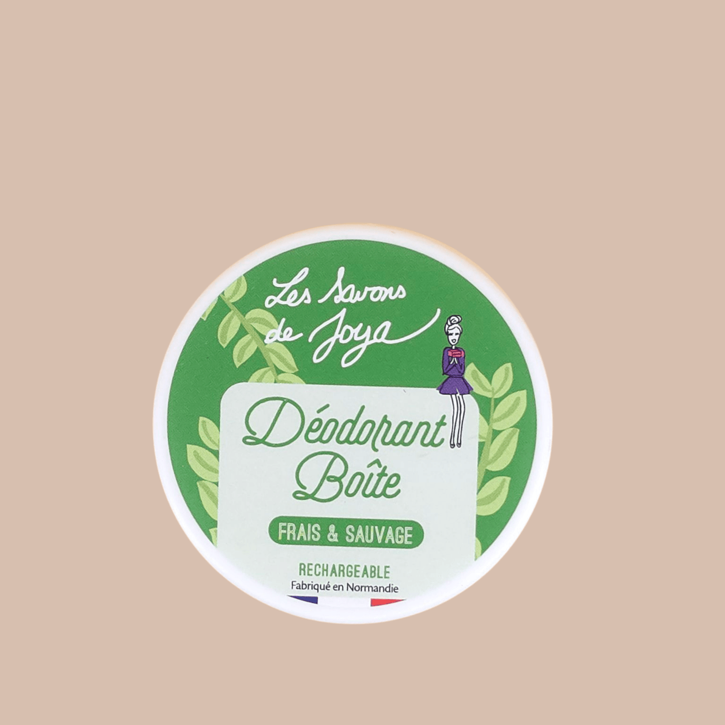 Déodorant en Boîte rechargeable Frais Sauvage 65g Les savons de Joya - Benedetti