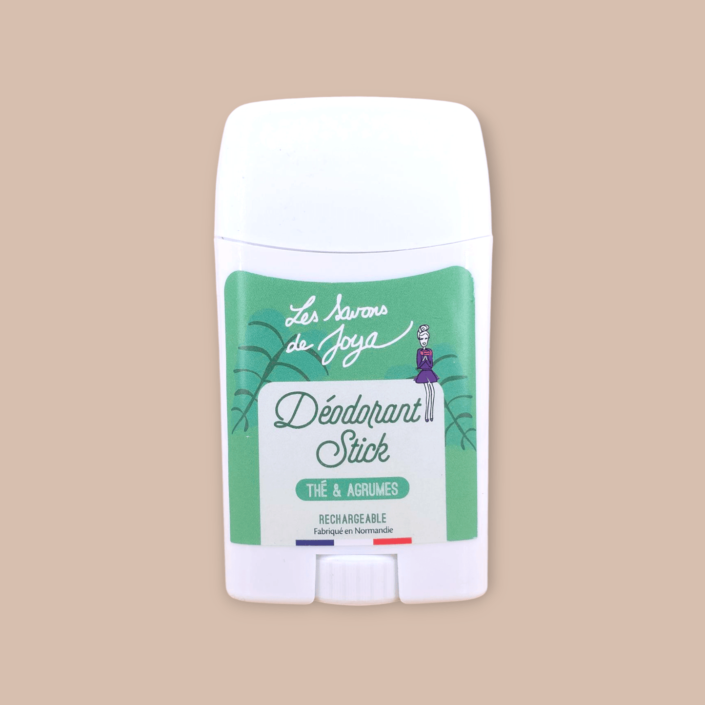 Déodorant en Stick rechargeable Thé Agrume 65g Les savons de Joya - Benedetti
