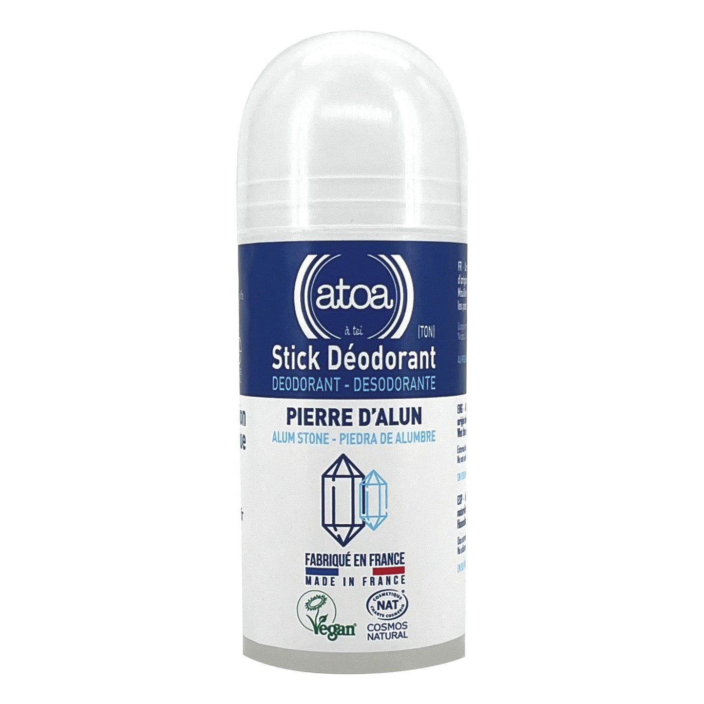 Déodorant stick pierre d'alun ATOA 100g - Benedetti