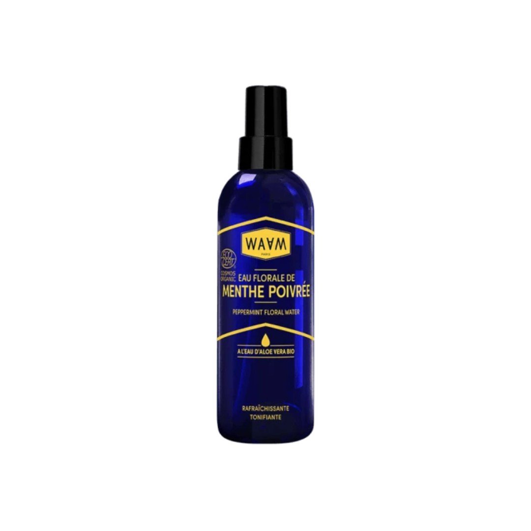 Eau florale de menthe poivrée WAAM à l'eau d'aloe vera bio 200ml - Benedetti