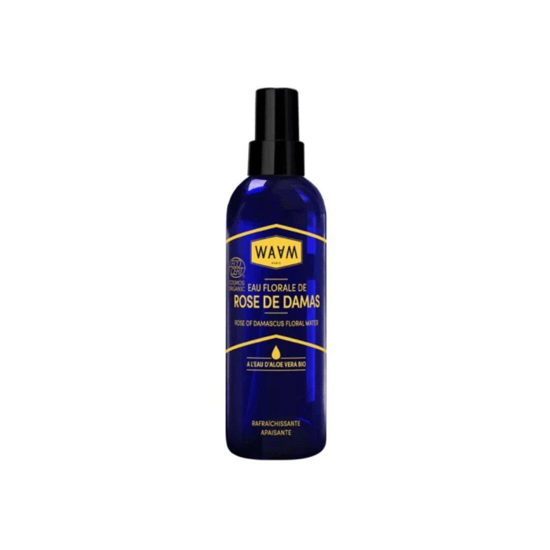 Eau florale de rose de Damas WAAM à l'eau d'aloe vera bio 200ml - Benedetti