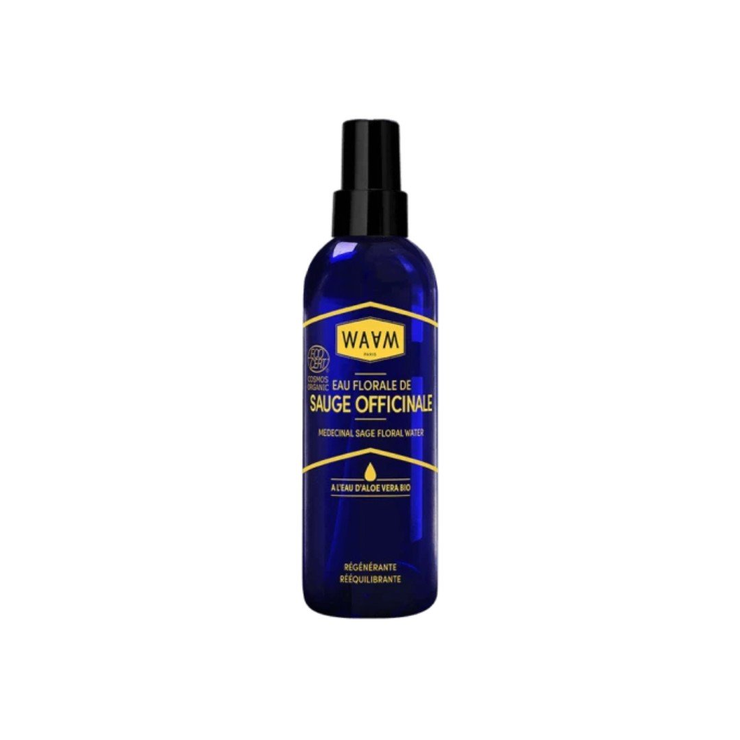 Eau florale de sauge WAAM à l'eau d'aloe vera bio 200ml - Benedetti