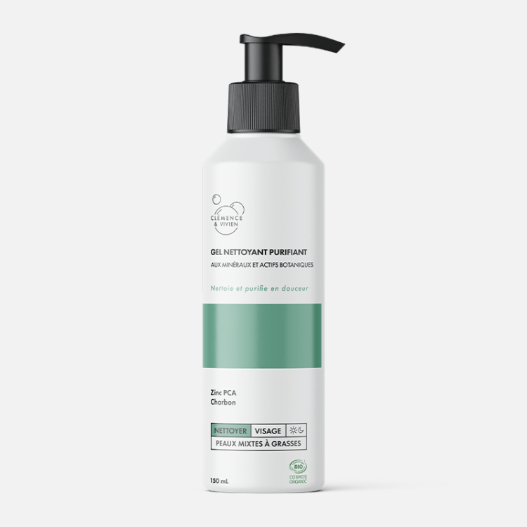 Gel visage nettoyant purifiant 150ml Clémence et Vivien - Benedetti