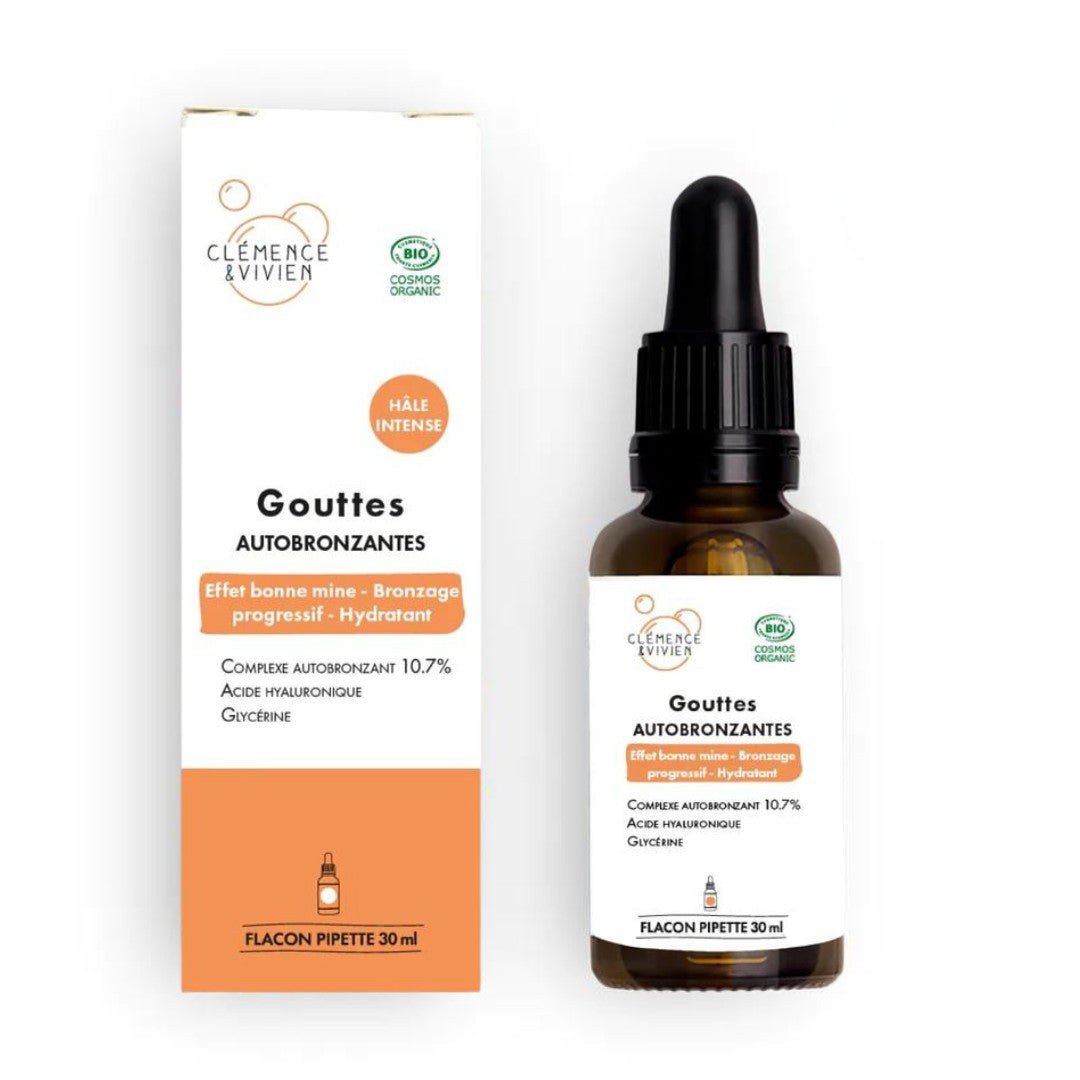 Gouttes Autobronzantes hâle intense Clémence et Vivien 30ml - Benedetti