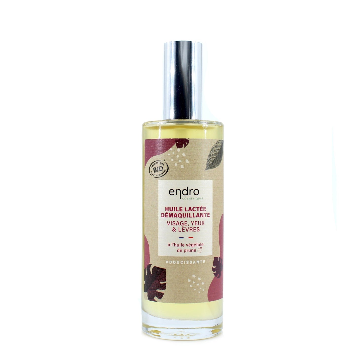Huile lactée démaquillante bio 100ml Endro - Benedetti