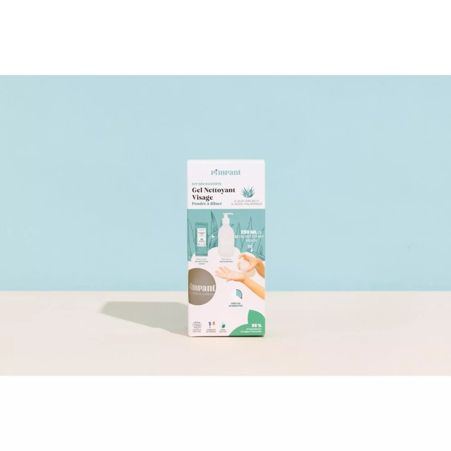 Kit Découverte Nettoyant Visage Aloe Vera poudre à diluer Pimpant - Benedetti