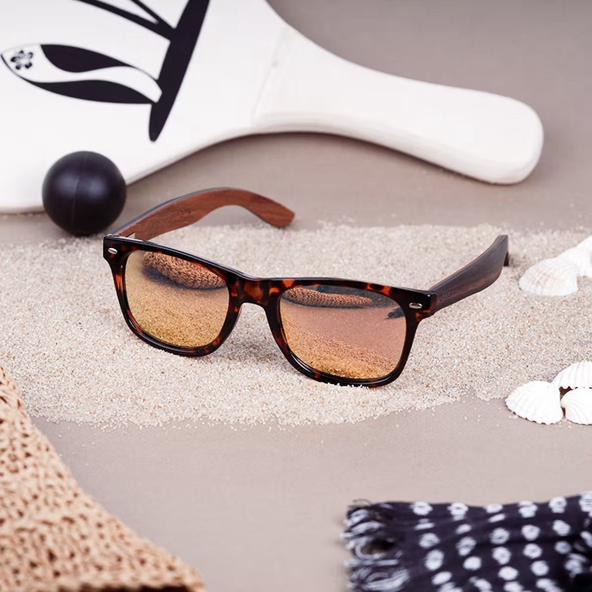 Paire de Lunette de soleil la SWING Tortoise verres ocres DWYT - Benedetti