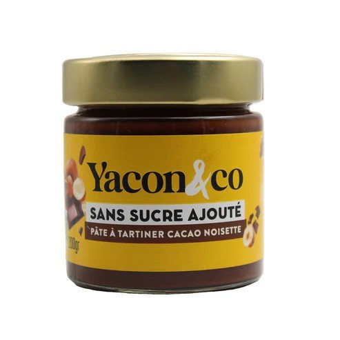 Pâte à tartiner cacao noisette bio YACON & CO 200g - Benedetti