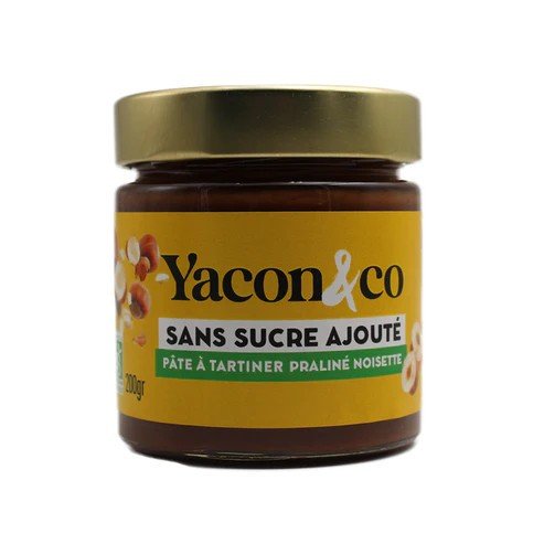 Pâte à tartiner praliné noisette bio YACON & CO 200g - Benedetti