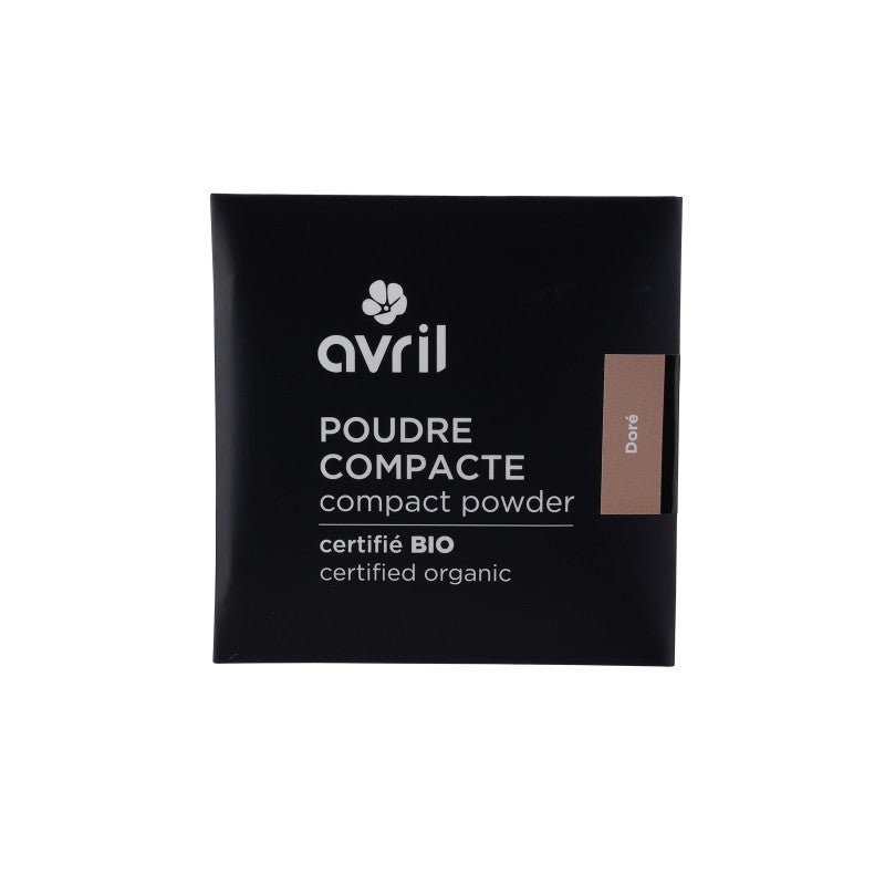 Recharge Poudre Compacte Doré Bio Avril pour boitier ou palette à composer - Benedetti