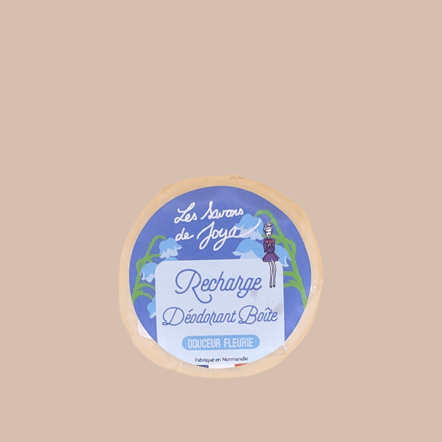 Recharge pour Déodorant en Boîte rechargeable Douceur Fleurie 65g Les savons de Joya - Benedetti