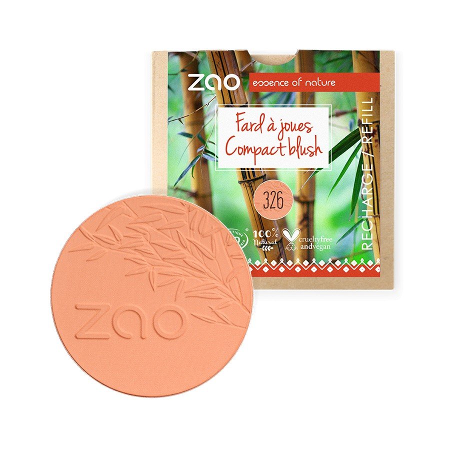 Recharge pour fard à joues 326 Eclat Naturel Zao Make Up 9g - Benedetti