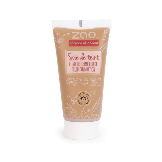 Recharge Soie de teint 820 Halé Camel Zao Make Up 30ml - Benedetti