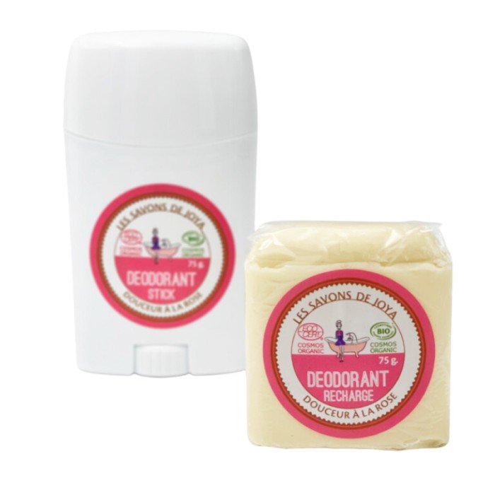 RECHARGE STICK - Déodorant Douceur Rose Les savons de Joya 75g - Benedetti