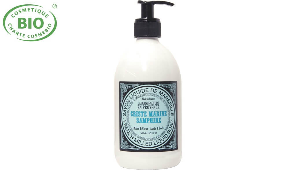 Savon liquide de Marseille Criste Marine 500ml la manufacture en Provence - Benedetti