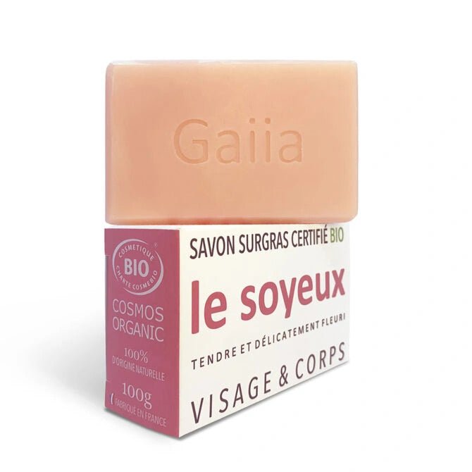 Savon surgras Le Soyeux visage et corps Gaiia 100g - Benedetti