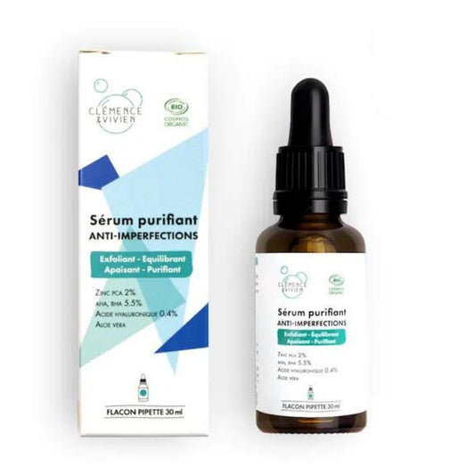 Sérum Purifiant anti - imperfections 30ml Clémence et Vivien - Benedetti