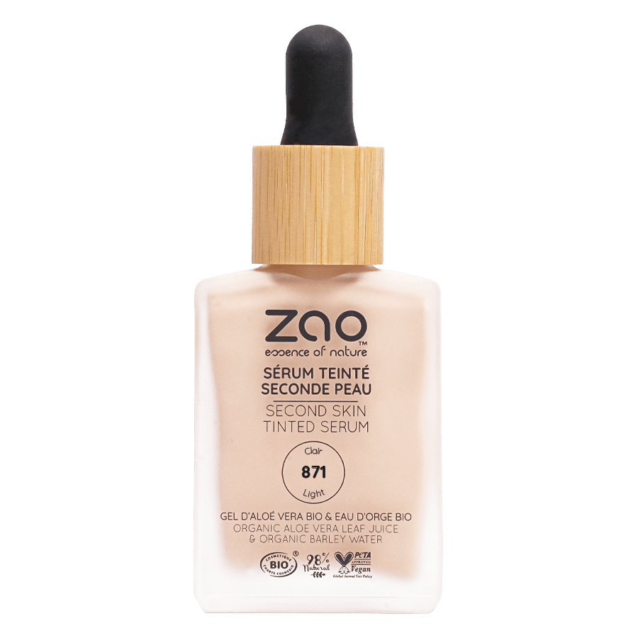 Sérum teinté Seconde peau 871 Clair Zao Make Up - Benedetti