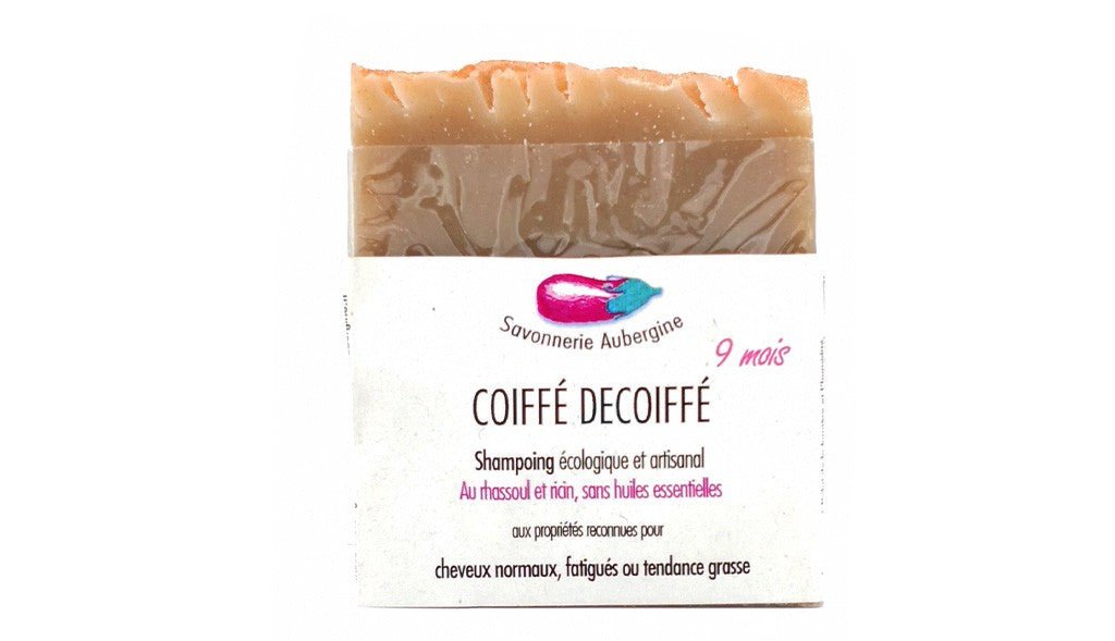 Shampoing coiffé décoiffé 9 mois savonnerie Aubergine 100g - Benedetti