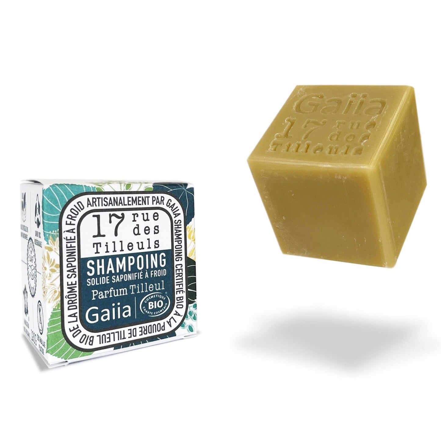 Shampoing solide Bio au tilleul Gaiia 120g - Benedetti