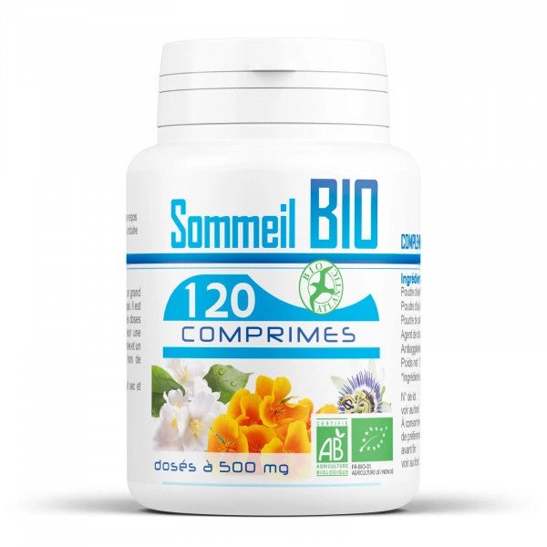 Sommeil, aubepine, passiflore, escholtzia 120 comprimés dosés à 500mg Gph Diffusion - Benedetti