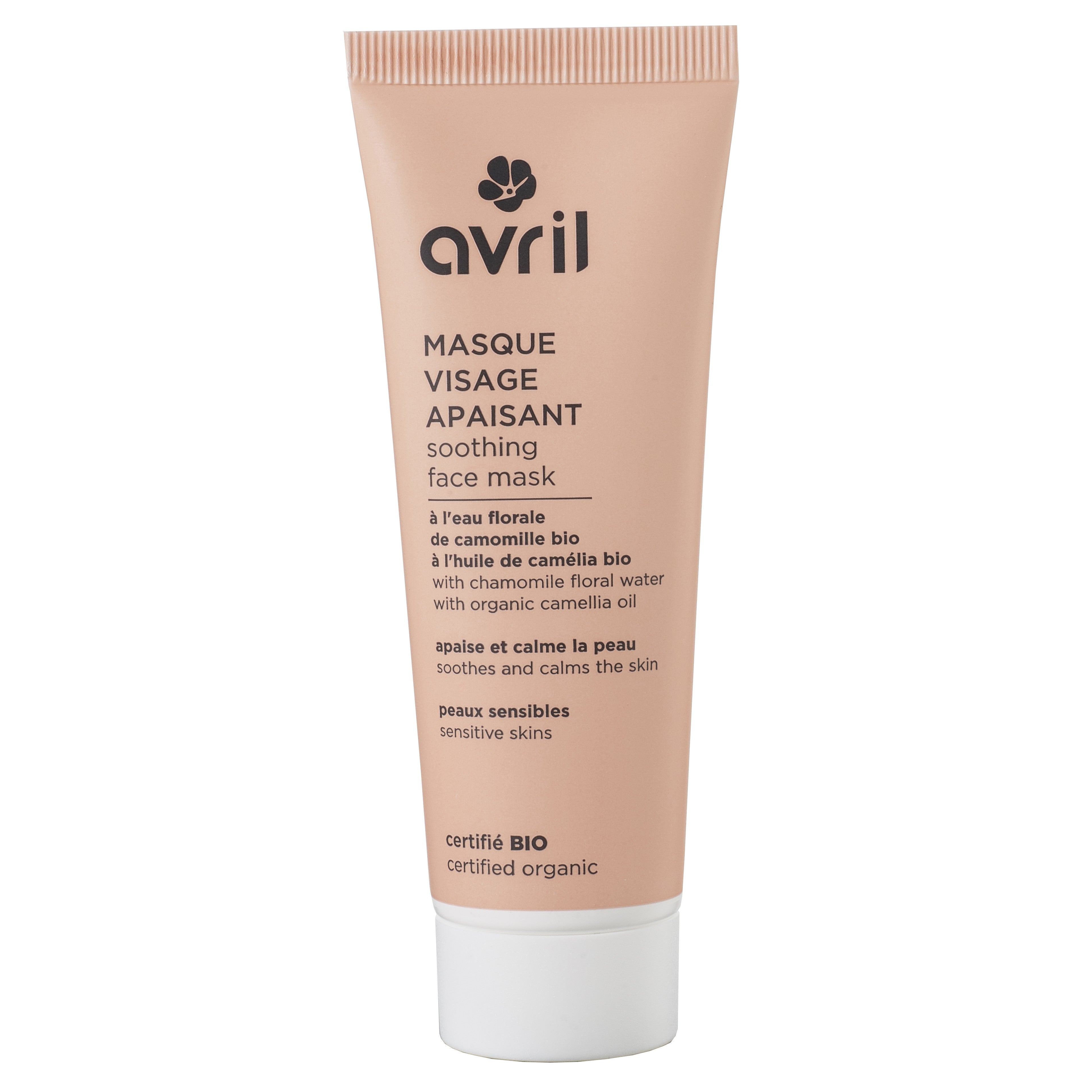 Masque visage apaisant bio Avril 50ml