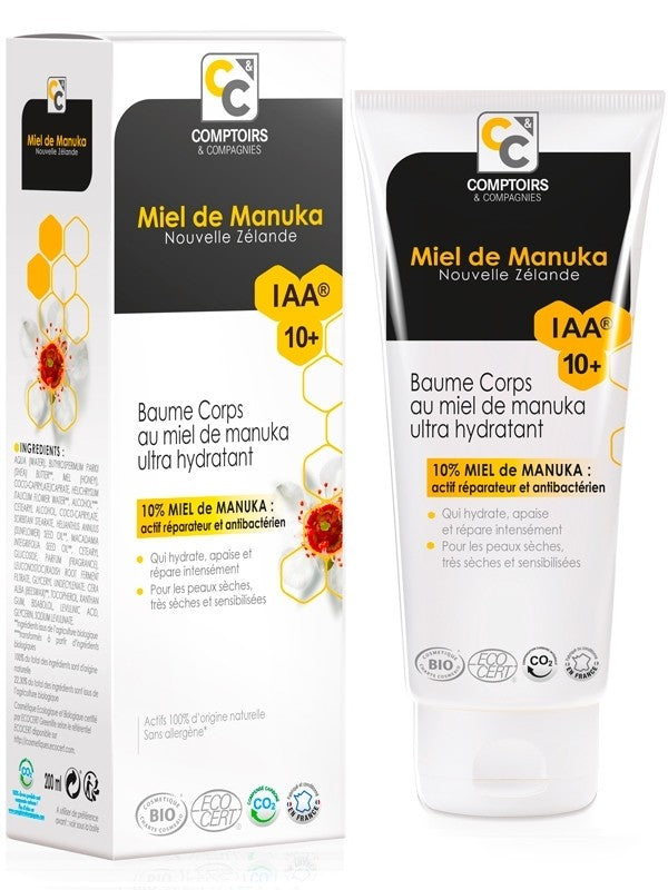 Baume corps ultra hydratant au miel de Manuka Comptoirs et Compagnies 200ml