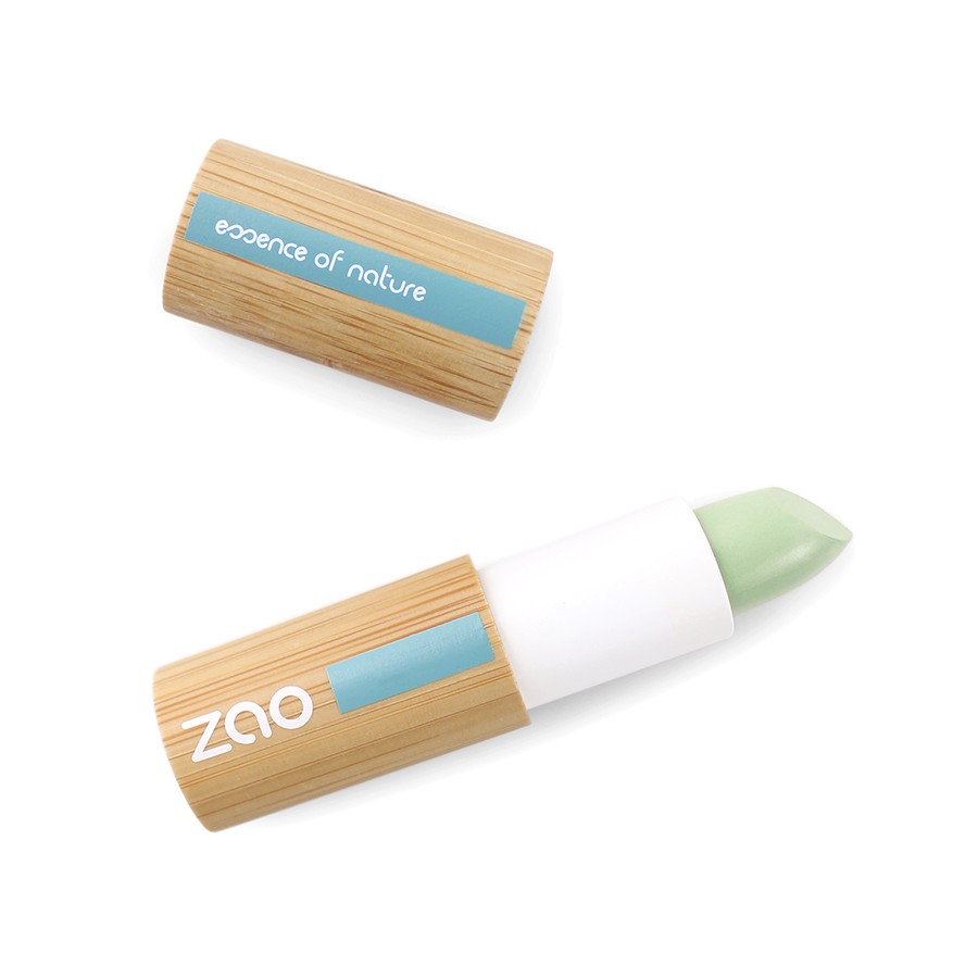 Correcteur de teint 499Vert Anti Rougeurs en stick Zao Make Up 3,5g