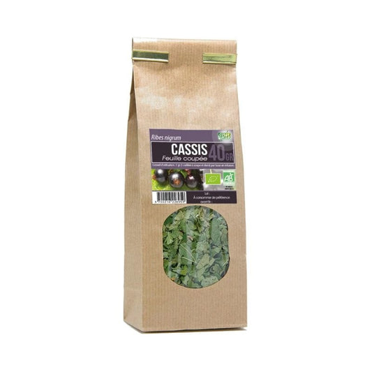 Tisane de Cassis Bio feuille coupée 40g GHP Diffusion